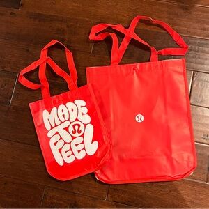 lululemon athletica Red Tote Bags